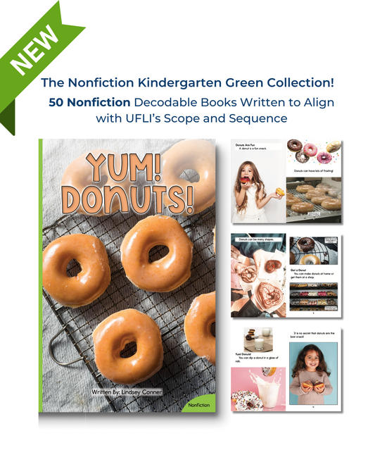 Developing Decoders Kindergarten Green Nonfiction Collection (50 titles, with 6 copies of each)
