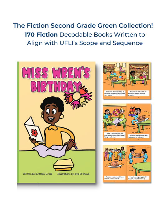 Developing Decoders 2nd Grade  Green Fiction Developing Decoders Collection (170 titles, with 6 copies of each)