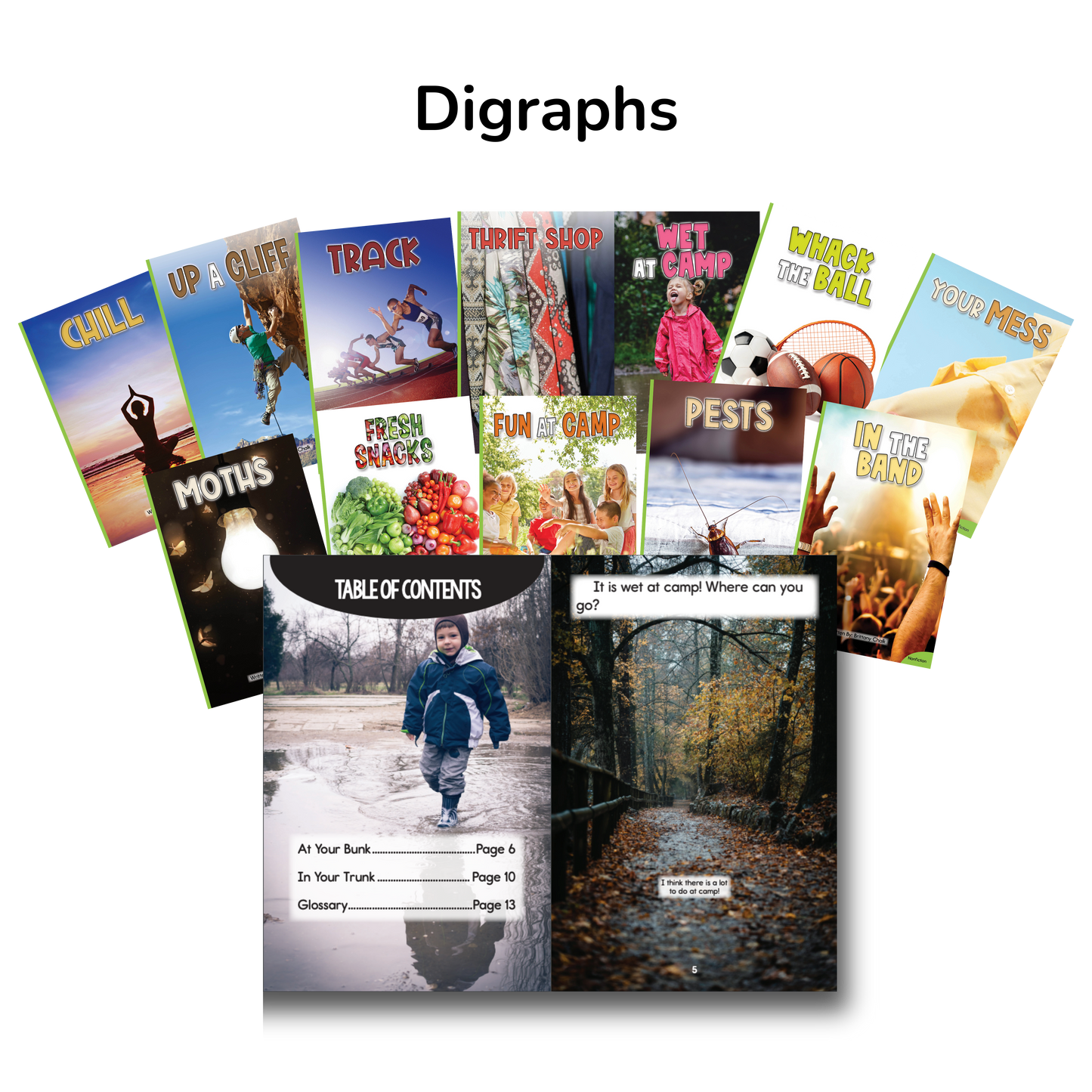Developing Decoders Kindergarten Green Nonfiction Collection (50 titles, with 6 copies of each)