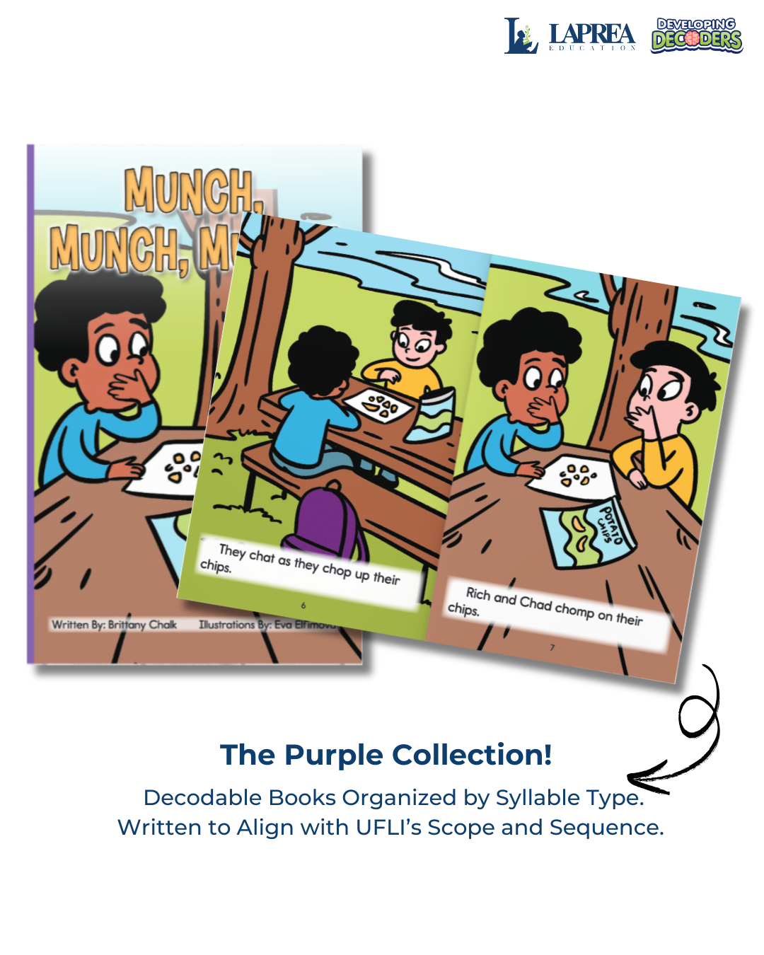 Developing Decoders Purple Collection Set 1: VC, CVC with Blends and Digraphs