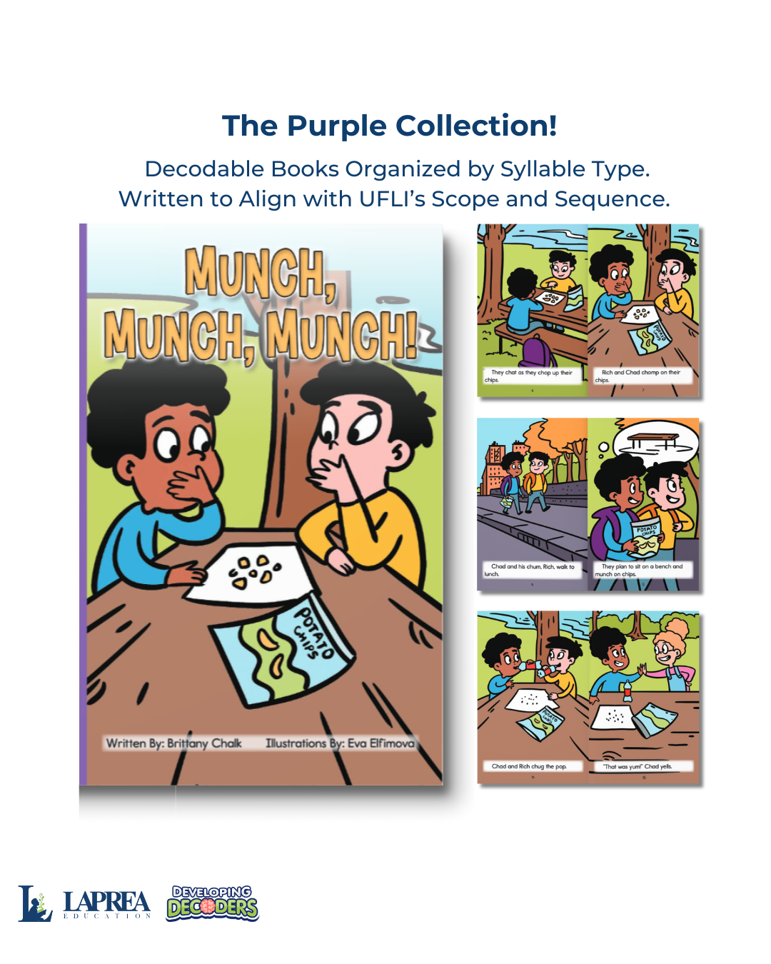 Developing Decoders Purple Collection Set 1: VC, CVC with Blends and Digraphs