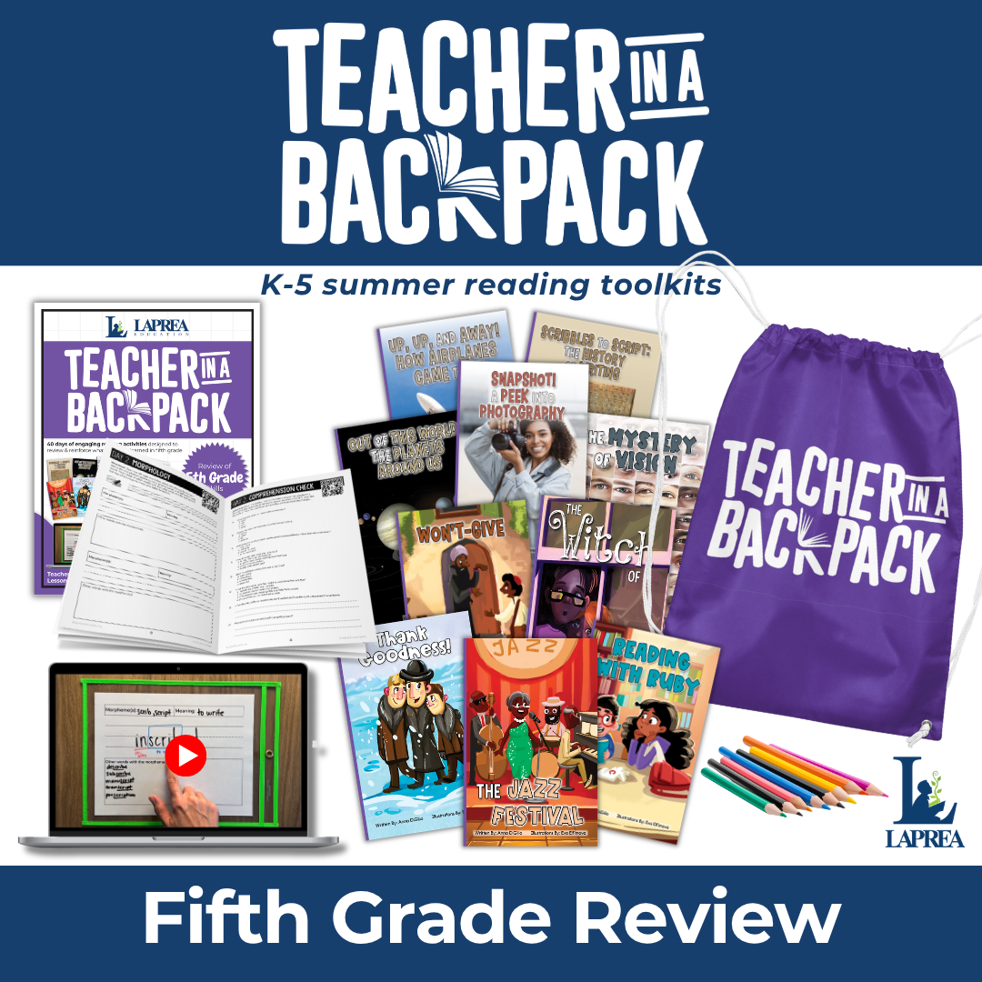 Teacher in a Backpack - Fifth Grade (Set of 5)