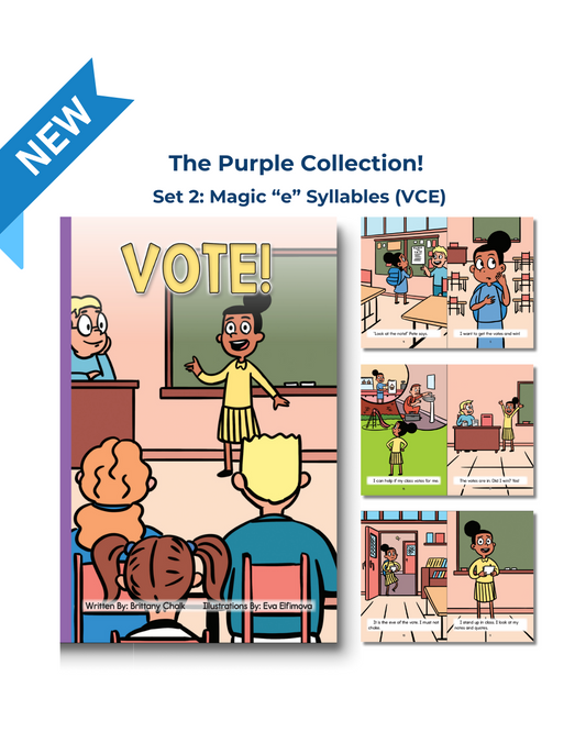 Developing Decoders Purple Collection Set 2:Magic "e" Syllables