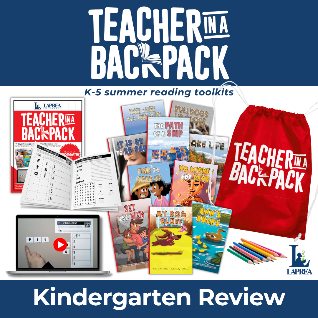 Teacher in a Backpack - Kindergarten (Set of 5)