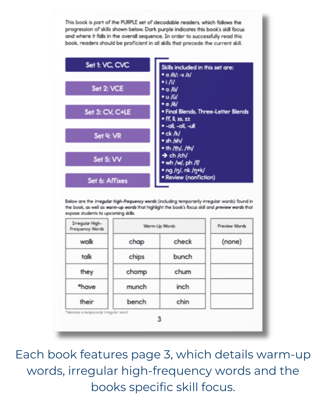 Developing Decoders Purple Collection Set 1: VC, CVC with Blends and Digraphs