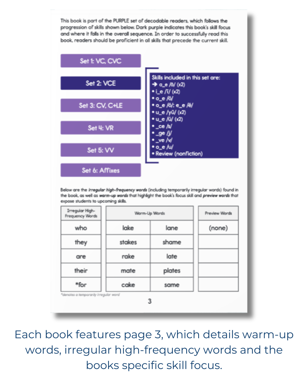 Developing Decoders Purple Collection Set 2:Magic "e" Syllables