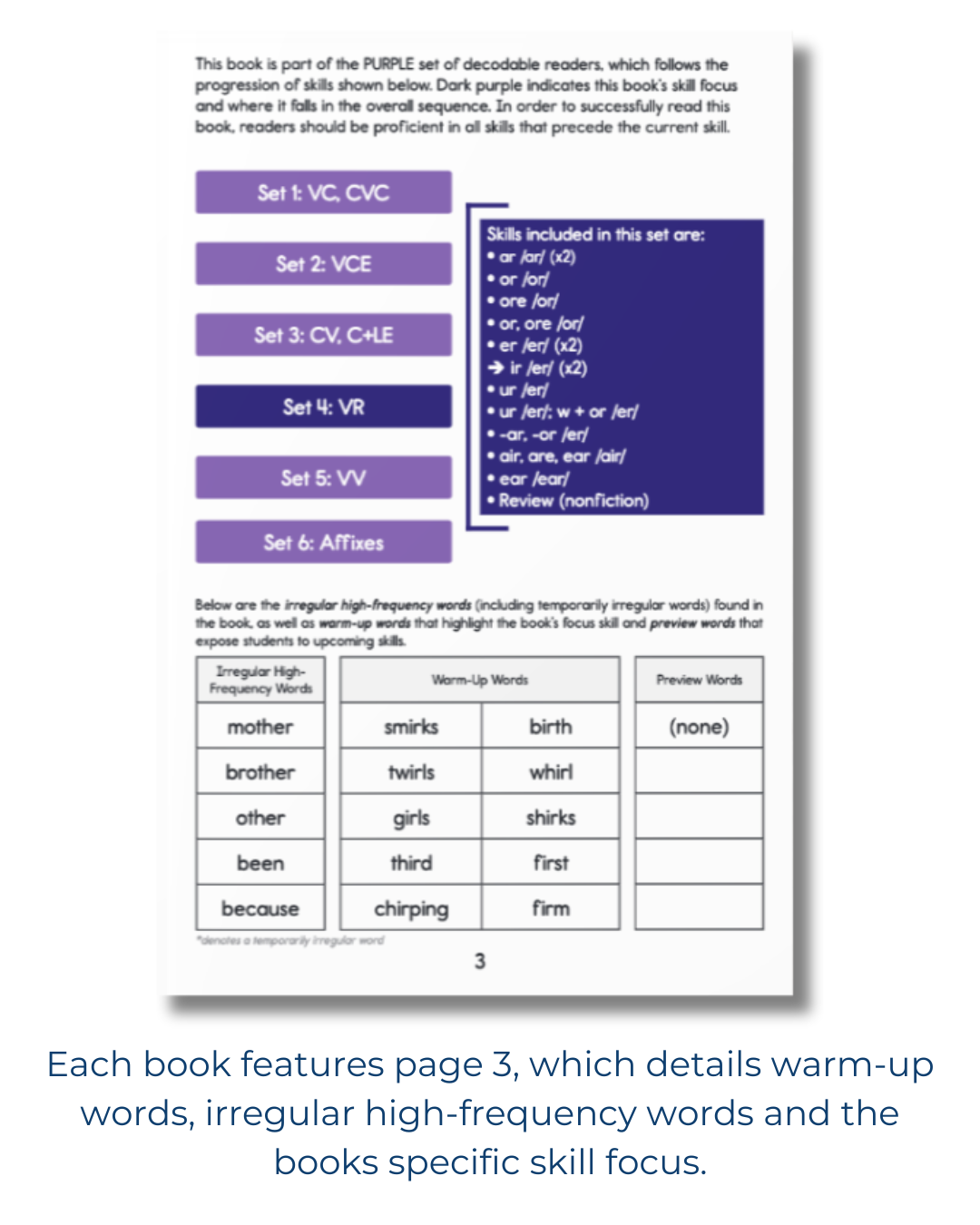 Developing Decoders Purple Collection Set 4:  R-Controlled Vowels (VR)