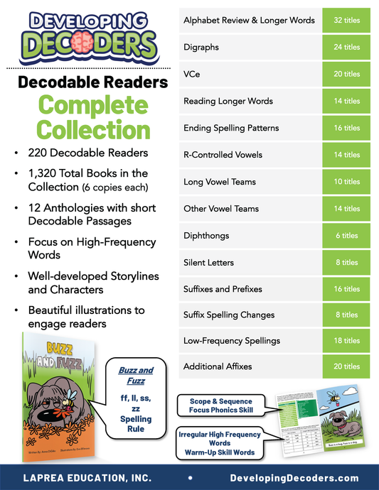Developing Decoders Whole Green  Fiction Collection (1320 Books + 12 Anthologies - Green Set)